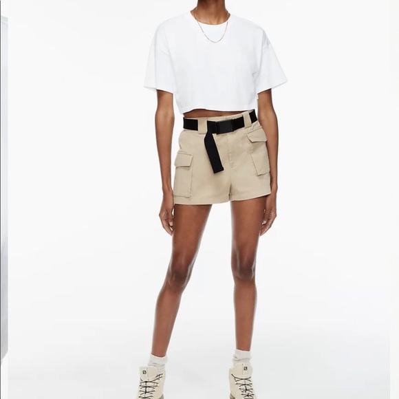 TNA crewneck white crop top - never worn - Picture 5 of 5